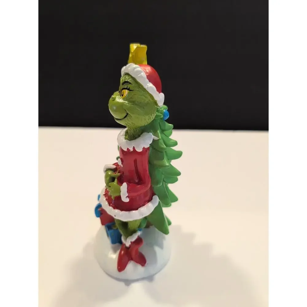 The Grinch With Christmas Tree RUZ Figurine 2022 Dr Seuss - Picture 2 of 6